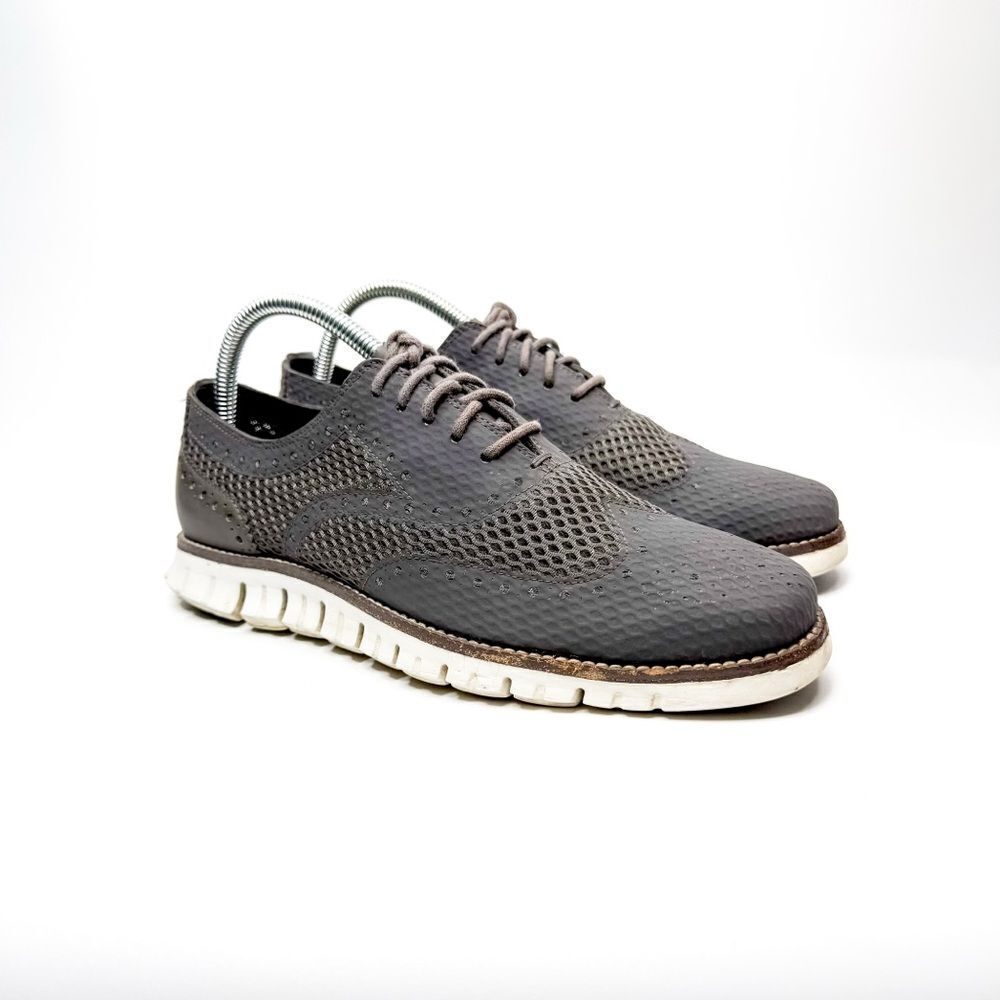 Cole Haan Men's Zerogrand Wingtip Oxford Gray Size 7M